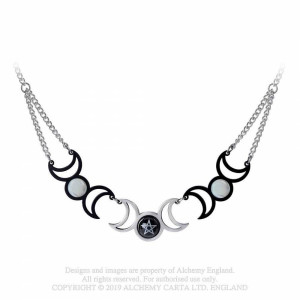 Colier luna tripla Tres Lunae