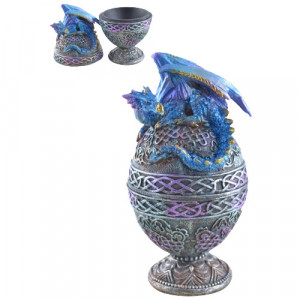 Cutie pentru bijuterii Gardianul albastru 17cm