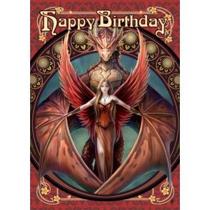 Felicitare dragon Copperwing