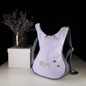 Guitar-shaped backpack Rocking Purple