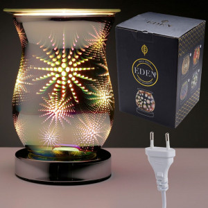 Lampa electrica pentru aromaterapie Fulg de nea 16cm