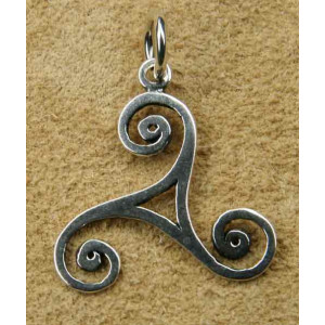 Pandantiv argint Triskelion 3.5cm
