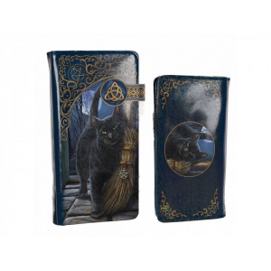 Portofel lung embosat pisici O Intalnire Magica - Lisa Parker - 19 cm