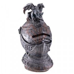 Pusculita Coif Medieval cu dragon 18 cm