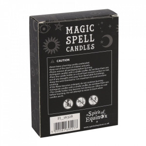 Set 12 lumanari magice pentru ritualuri - protectie, vindecare, iubire, succes, prosperitate, incredere, intelepciune