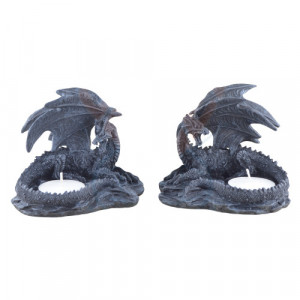 Set doua suporturi lumanari Dragon