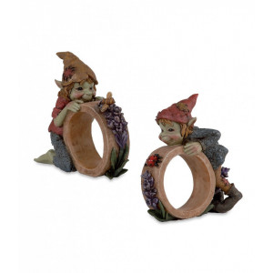 Set suport pentru servetele zane Lavanda Pixies 10cm