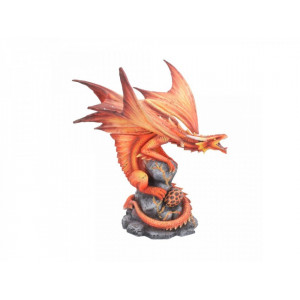 Statueta Age of Dragons - Dragon de foc adult - Anne Stokes - 24cm