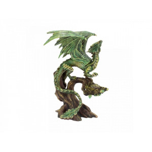 Statueta Age of Dragons - Dragon de padure adult - Anne Stokes - 24cm