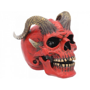 Statueta craniu Demon Tenace 14 cm