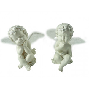 Statueta Ingeras cu aripi transparente 15cm