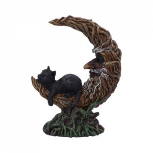 Statueta Pisicuta odihnindu-se pe Stejarul lunii 21.2cm