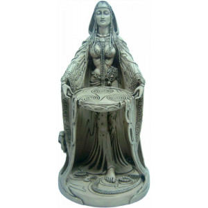 Statueta zeita celtica Danu 23 cm