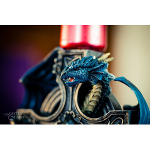Suport lumânări cu dragon Draco Candela