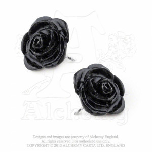 The Romance of Black Rose Stud