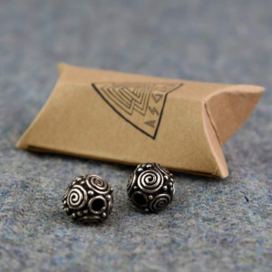Viking Jewelry for beard/hair - Spiral
