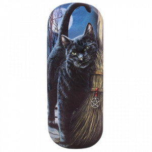 Toc pentru ochelari, design Lisa Parker, pisica neagra, O intalnire magica