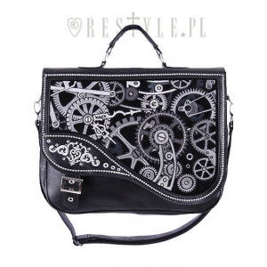 Geantă gotică Steampunk - negru