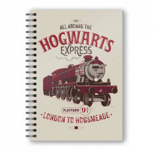 Agenda/Jurnal coperta 3D licenta Harry Potter - Expresul spre Hogwarts