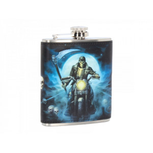 Butelcuta (plosca) inox pentru bauturi alcoolice Hell Rider
