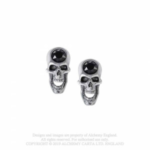 Cercei studs cranii Screaming Skulls