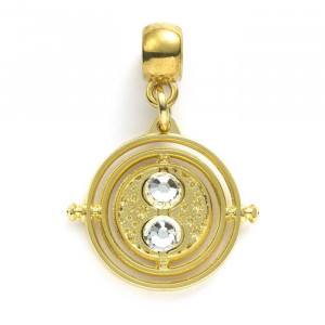 Charm placat argint licenta Harry Potter Clepsidra Timpului