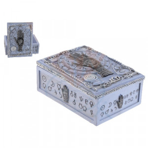 Cutie carti de tarot Mana Fatimei Neagra14cm