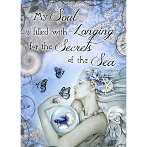 Felicitare cu text Ocean Garden