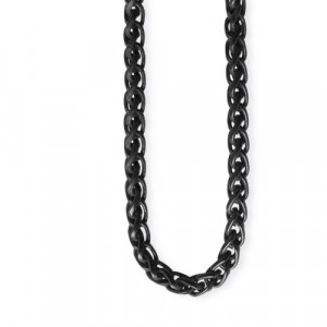 Lantisor fier negru Rock Chain 55 cm