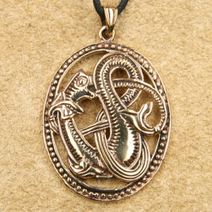 Pandantiv bronz Sarpe celtic