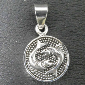 Pandantiv talisman argint semn zodiacal Pesti