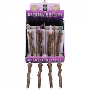 Pix sculptat sub forma de bagheta cu cristal Crystal Writers 16 cm