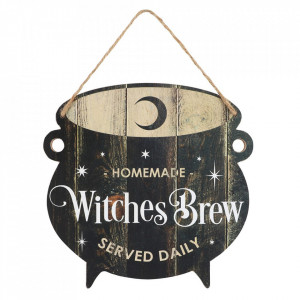 Placuta decorativa lemn Witches Brew