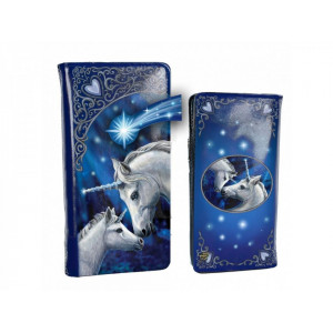 Portofel lung embosat unicorni Iubire Sacra - Lisa Parker - 19 cm