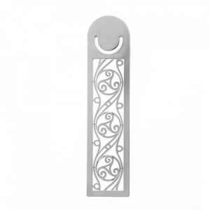 Semn de carte metalic lung Celtic Lands - Triskelion D866