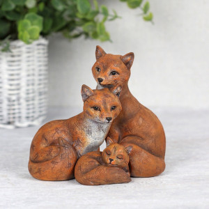 Set statuete Familia de Vulpi - mami, tati si copil