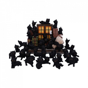 Statueta Adorabila Pisicuta Neagra 6 cm
