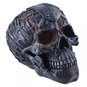 Statueta craniu Batalia 17cm