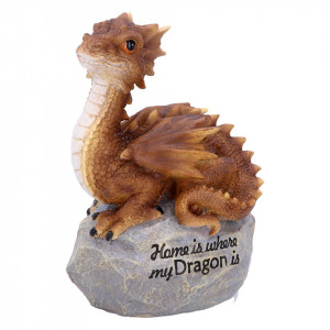 Statueta dragon Acasa este unde este dragonul meu!