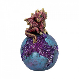Statueta dragon Geode Guard (rosu) 12.7cm