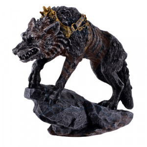 Statueta mitologica Fenrir 14cm