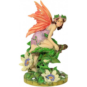 Statueta zana Floarea pasiunii - Linda Ravenscroft 16cm