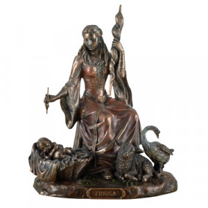 Statueta zeita nordica a iubirii - Frigga 21cm
