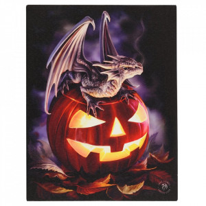 Tablou canvas dragon, Trick or Treat 19x25cm - Anne Stokes