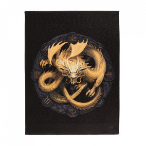 Tablou canvas Dragons of the Sabbats, Dragonul Imbolc 19x25cm - Anne Stokes
