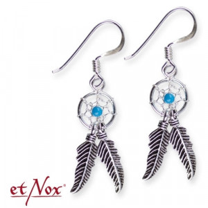 Cercei argint cu turcoaz Dreamcatcher