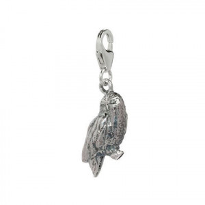 Charm placat argint pentru bratara licenta Harry Potter - Hedwig