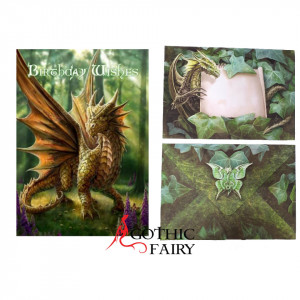 Felicitare pentru ziua de nastere Dragonul Prietenos - Anne Stokes