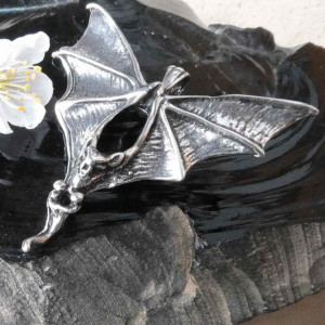 Pandantiv argint Liliac 4.4 cm
