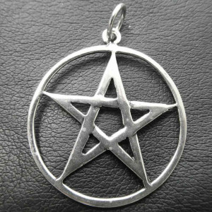 Pandantiv argint Pentagrama simpla
